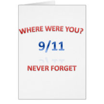 9/11/2001 GREETING CARD