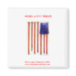 9/11 American Flag Firefighter Memorial Magnet