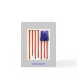9/11 American Flag Firefighter Tribute Note Cards