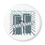 9/11 False Flag Op Fridge Magnets