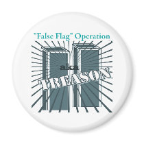 9/11 False Flag Op Fridge Magnets