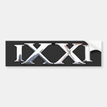 9/11 (IXXI) memorial sticker Bumper Stickers