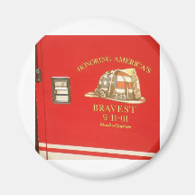 9-11 Memorial Fridge Magnet