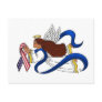9/11 Memorial Ribbon, Ethnic Angel Post Card