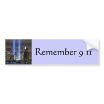 9 11 Never Forget, Always Remember Bumper Stickers
