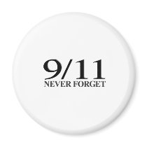9/11 Never Forget Refrigerator Magnet