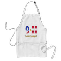 9-11 Never Forget Products Aprons