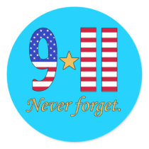 9-11 Never Forget Products stickers by PatriotUSA 9-11 Never Forget Products stickers