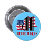 9/11 REMEMBER with American Flag Tshirts buttons