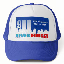 9/11 September 11th - 10th Anniversary Trucker Hat