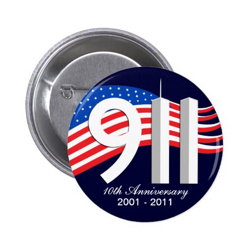 9/11 September 11th 10th Anniversary WTC Pins