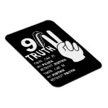 9-11 Truth No Peace Without Justice Flexible Magnet