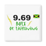 9.69 bolt of lightning refrigerator magnet