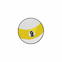 9-ball embroidered shirts