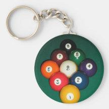 9 Ball Key Chain