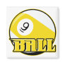 9 Ball Fridge Magnet