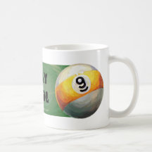 9 Ball Play Pool Mug