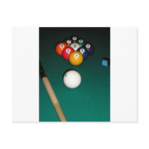 9 Ball Post Card
