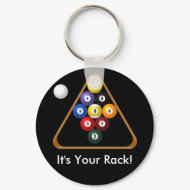 9-ball Rack keychain keychain