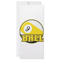 9 Ball rack cards