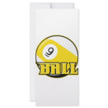 9 Ball Personalized Rack Card