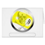 9 Ball Skull and Crossbones cards