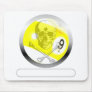9 Ball Skull and Crossbones Mousepads