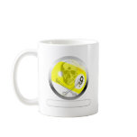 9 Ball Skull and Crossbones Coffee Mug