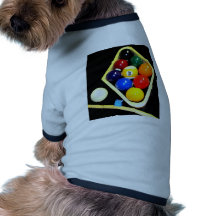9 BALLS BILLIARDS POOL PET TEE