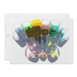 9 Coloured Cocktail Shot Glasses -Style 3 Personalized Announcements