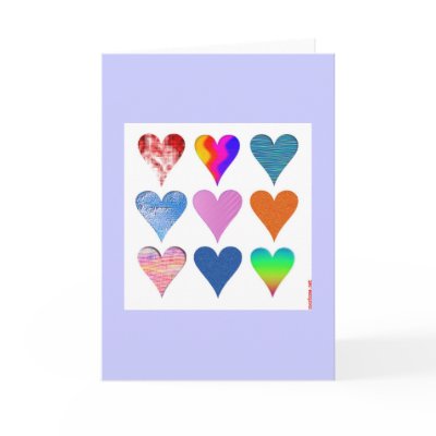 9 Hearts Greeting Cards by elisaemme