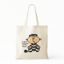 9 Months On The Inside Baby Prisoner Canvas Bag