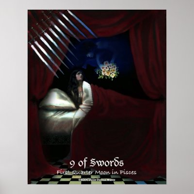 9 of Swords Posters by juliecucciawatts