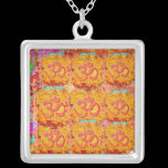 9 Om Mantra Images representing NAV DURGA necklaces