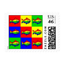 9 Oncor Hynchus Mykiss - 9 Raibow Trouts postage