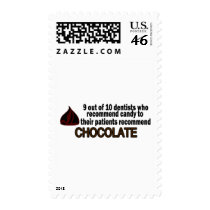 9 Out Of 10 Dentist Recommend Chocolate postage