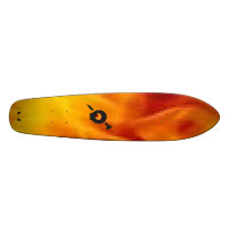 9 Point Star (Flame Skull) skateboards