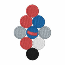9 Pool Balls embroidered shirts