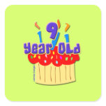 9 Year Old Birthday Sticker