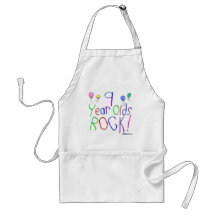 9 Year Olds Rock ! Apron
