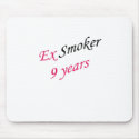 9 anos de ex-fumador mousepads