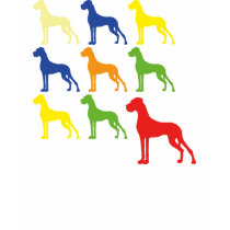 9doggen_3farben t-shirts