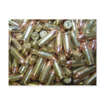 9mm ammo Ammunition Postcards