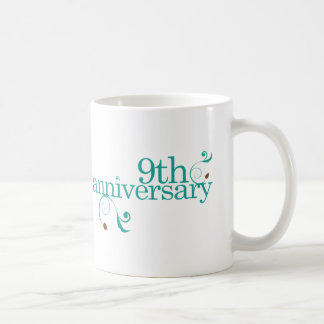 9th Anniversary Coffee Mugs