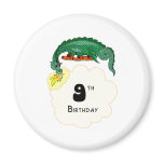 9th Birthday Dragon Magnets