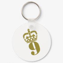 9th Birthday - Number – Nine keychains