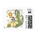 9th Birthday Princess postage