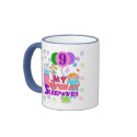 9th Birthday Sleepover mugs