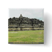 9th century Borobudur, Buddhist Stupa, Java, Indon Pin