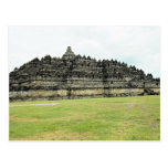 9th century Borobudur, Buddhist Stupa, Java, Indon Postcard